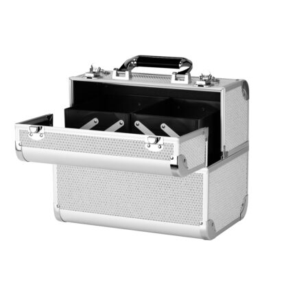 Kosmetik-Koffer silber 44