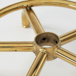 Kosmetikhocker 6001-G gold weiß zweite Kategorie – Bild 5