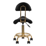 Kosmetikhocker 6001-G gold schwarz zweite Kategorie – Bild 3