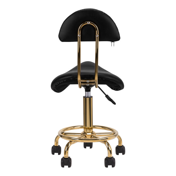 Kosmetikhocker 6001-G gold schwarz zweite Kategorie – Bild 3