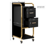 Gabbiano Friseurassistentin Solo gold – schwarz – Bild 16