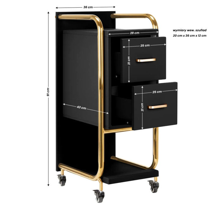 Gabbiano Friseurassistentin Solo gold – schwarz – Bild 16
