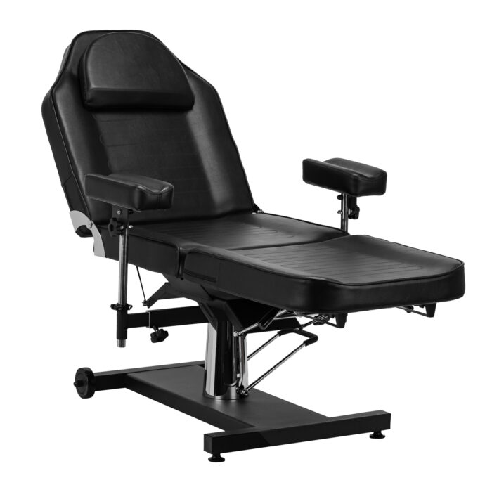 Hydraulischer Tattoo-Stuhl PRO INK 322F schwarz – Bild 1