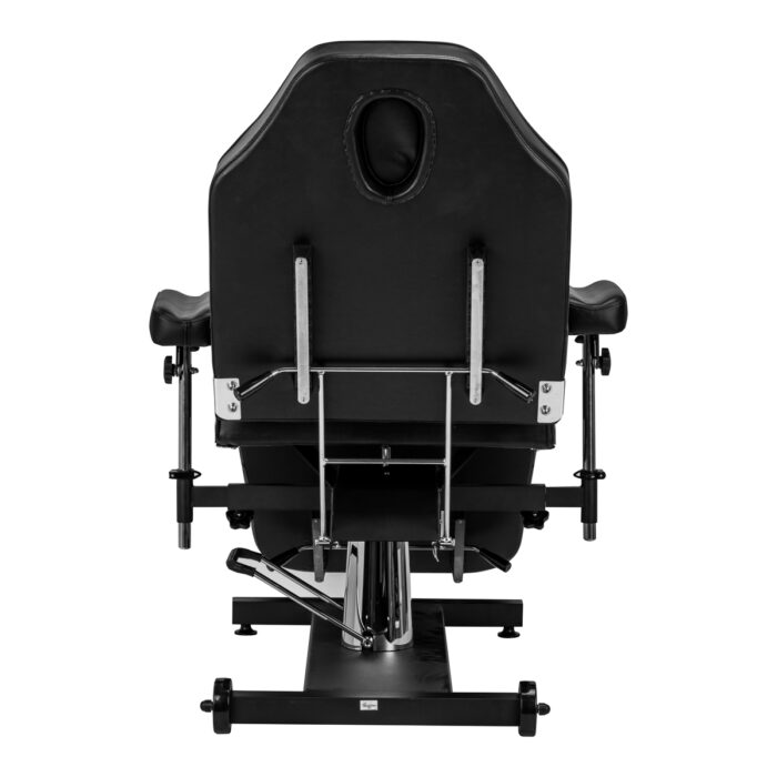 Hydraulischer Tattoo-Stuhl PRO INK 322F schwarz – Bild 4