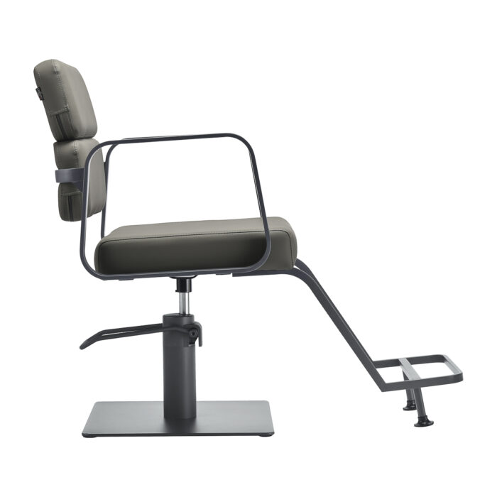 Gabbiano Friseurstuhl Porto grau grau – Bild 1