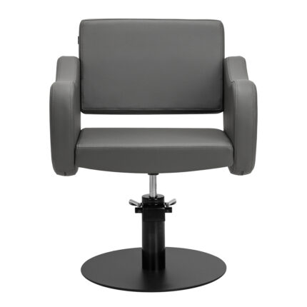 Gabbiano Friseurstuhl Sewilla Grau Basis schwarz