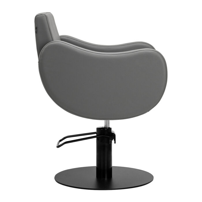 Gabbiano Friseurstuhl Sewilla Grau Basis schwarz – Bild 2