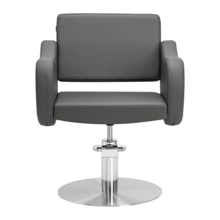 Gabbiano Friseurstuhl Sewilla Grau INOX-Basis