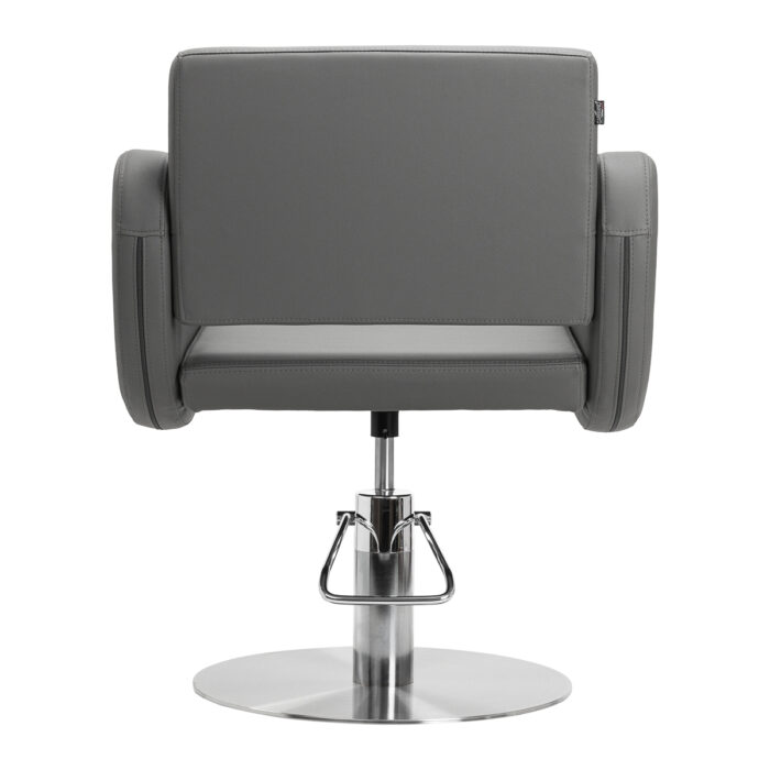 Gabbiano Friseurstuhl Sewilla Grau INOX-Basis – Bild 3