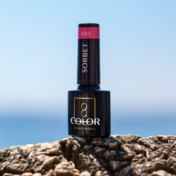 OCHO NAILS Hybrid-Nagellack Sorbet S05 -5 g – Bild 3