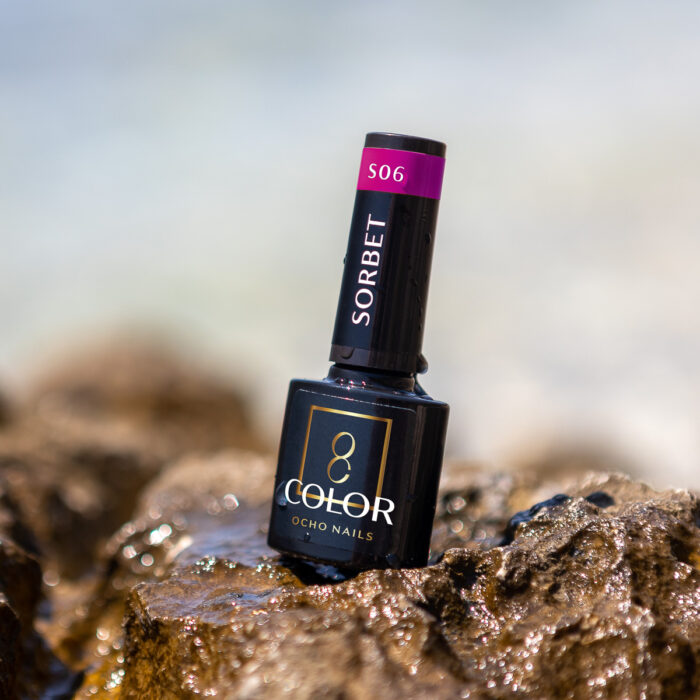 OCHO NAILS Hybrid-Nagellack Sorbet S06 -5 g – Bild 3
