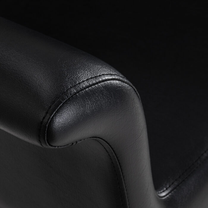 Gabbiano Friseurstuhl Lucca Schwarz – Bild 6