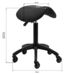 Gabbiano Friseurhocker D032 schwarz – Bild 6