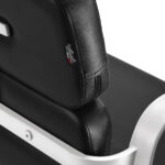 Gabbiano Friseurstuhl Porto Weiß Schwarz – Bild 11
