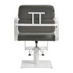 Gabbiano Friseurstuhl Porto Weiß Grau – Bild 7