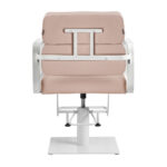 Gabbiano Friseurstuhl Porto Weiß Beige – Bild 8