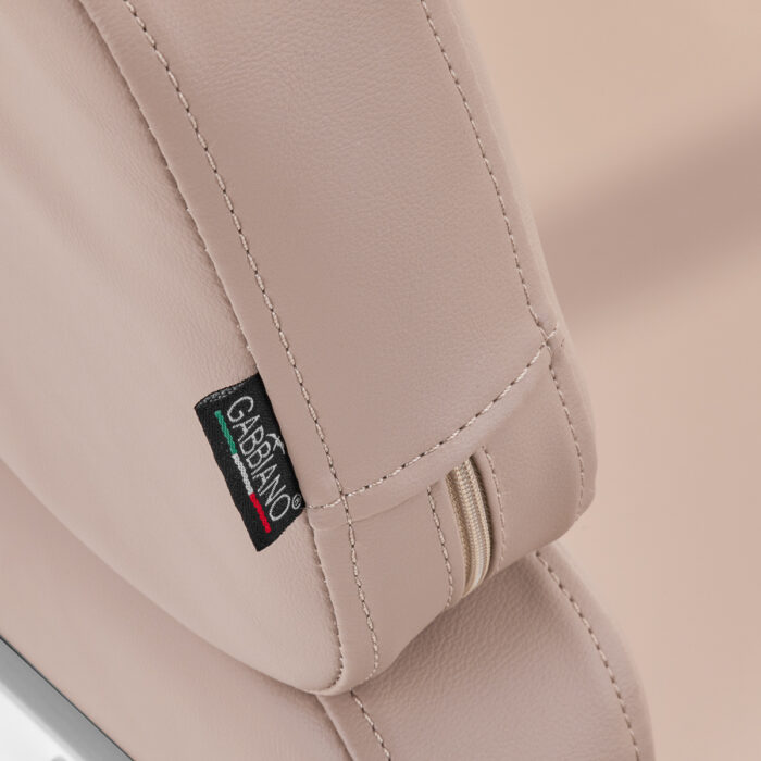 Gabbiano Friseurstuhl Porto Weiß Beige – Bild 12