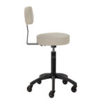 Gabbiano Friseurhocker D026 Grau-Beige – Bild 3