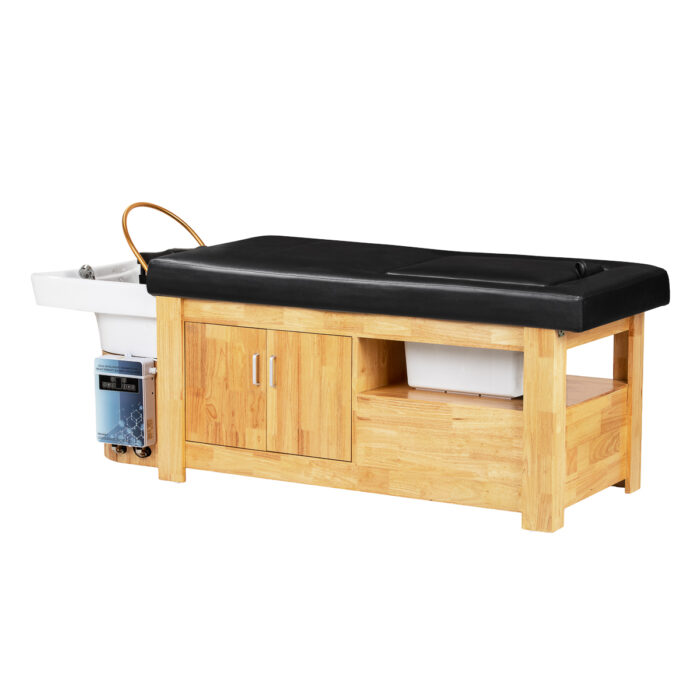 Gabbiano Sonnenliege Head Spa Bali Schwarz – Bild 1