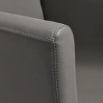 Gabbiano Friseurstuhl Mataro Grau – Bild 4