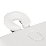 Klappbare Massageliege Holz BALANCE 2 Segmente 190x70 Weiß – Bild 4