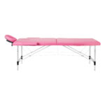 Klappbare Massageliege Aluminium BALANCE 2 Segmente Rosa