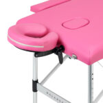 Klappbare Massageliege Aluminium BALANCE 2 Segmente Rosa – Bild 3