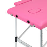 Klappbare Massageliege Aluminium BALANCE 2 Segmente Rosa – Bild 4