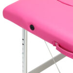 Klappbare Massageliege Aluminium BALANCE 2 Segmente Rosa – Bild 6