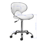 Gabbiano friseurhocker q-4599 weiss – Bild 13