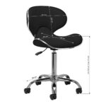 Gabbiano friseurhocker q-4599 schwarz – Bild 12