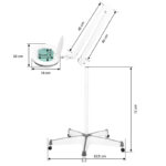 Lupenleuchte elegante 6028 60led smd 5d mit stativ mit einstellbarer lichtintensität – Bild 17