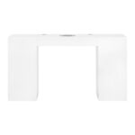 Kosmetikspiegel 324  mit Staubfänger weiß – Bild 2