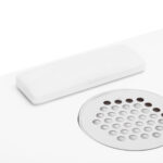 Kosmetikspiegel 324  mit Staubfänger weiß – Bild 4