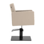 Gabbiano Friseurstuhl Vitoria Graubeige – Bild 2