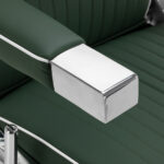 Gabbiano Friseurstuhl Visionerio grün Chromgestell – Bild 5