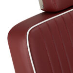 Gabbiano Friseurstuhl Visionerio rot Chromgestell – Bild 6