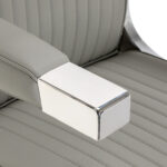 Gabbiano Friseurstuhl Visionerio grau Chromgestell – Bild 5