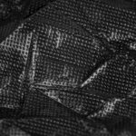 Einweg-Folienbettlaken, schwarz, mit Gummizug – Bild 2