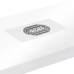 Kosmetikspiegel mit Absaugvorrichtung G031 weiß – Bild 2