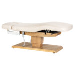 SPA-Liege Sillon Relax cremefarben mit hellbraunem Untergestell – Bild 2