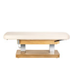 SPA-Liege Sillon Comfort cremefarben mit hellbraunem Untergestell – Bild 4