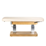 SPA-Liege Sillon Comfort cremefarben mit hellbraunem Untergestell – Bild 5