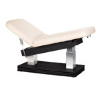 SPA-Liege Sillon Comfort cremefarben mit schwarzem Untergestell – Bild 2