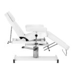 Hydraulischer Kosmetikstuhl Sillon A 210DH mit Wiege weiß – Bild 3